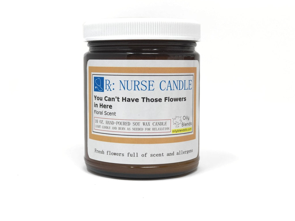 Nurse Candles - 25 Hour Burn Time Soy Wax Candles - Oily BlendsNurse Candles - 25 Hour Burn Time Soy Wax Candles