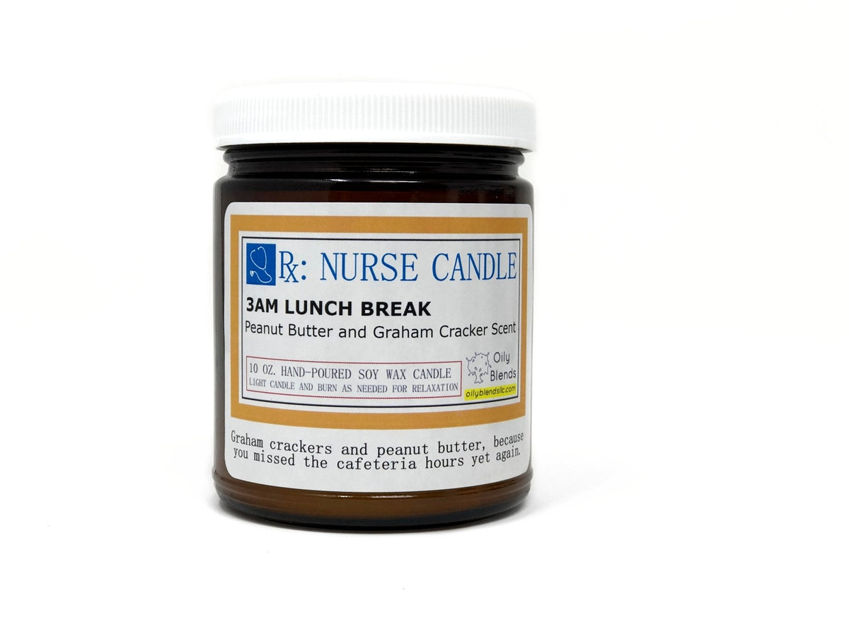 Nurse Candles - 25 Hour Burn Time Soy Wax Candles - Oily BlendsNurse Candles - 25 Hour Burn Time Soy Wax Candles