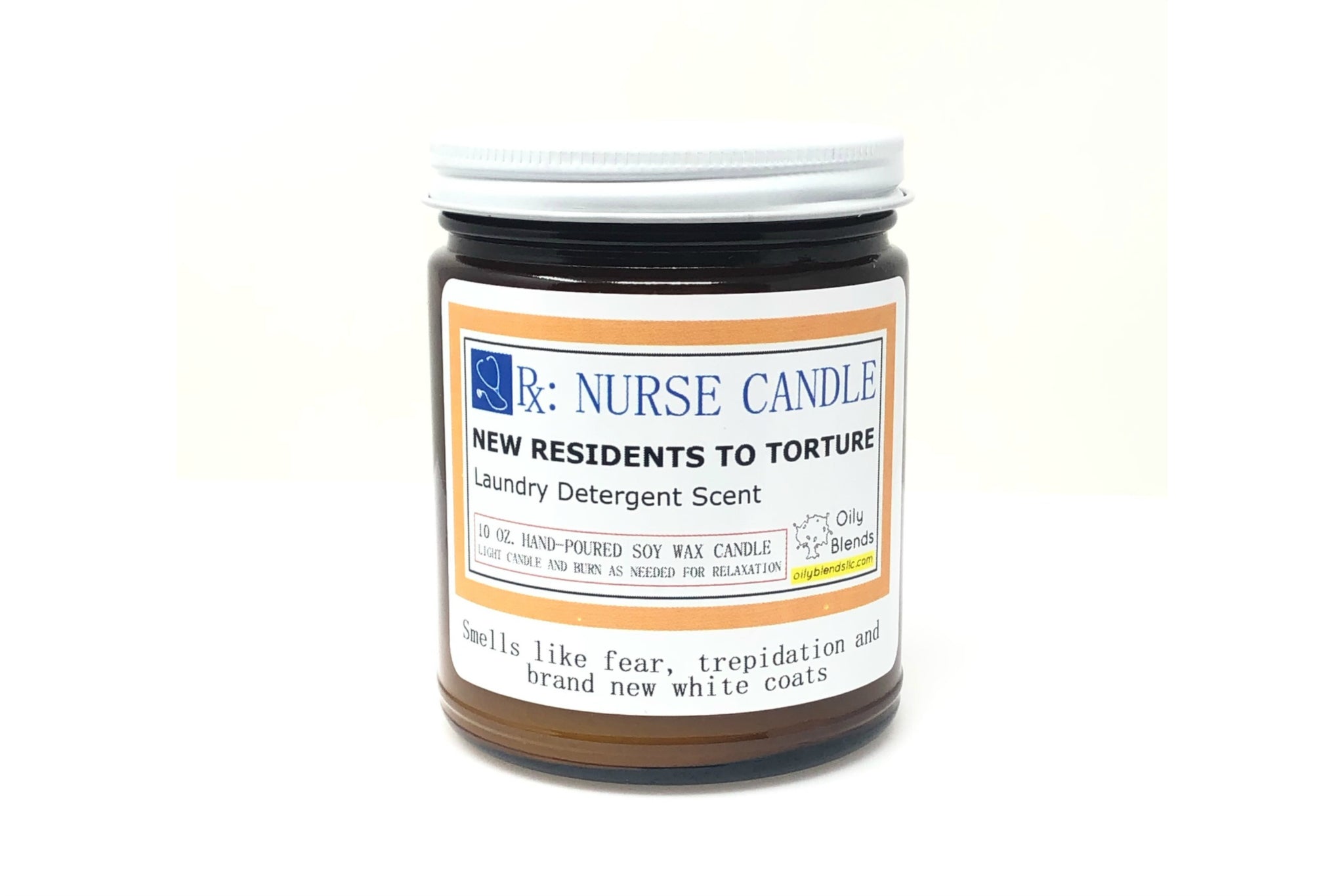 Nurse Candles - 25 Hour Burn Time Soy Wax Candles - Oily BlendsNurse Candles - 25 Hour Burn Time Soy Wax Candles
