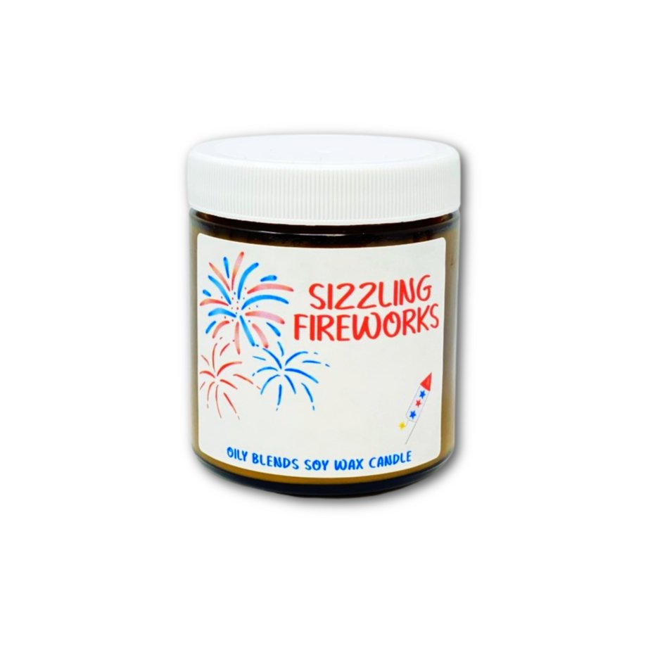 Patriotic Candles 25 Hour Burn Soy Wax Made in USA - Oily BlendsPatriotic Candles 25 Hour Burn Soy Wax Made in USA