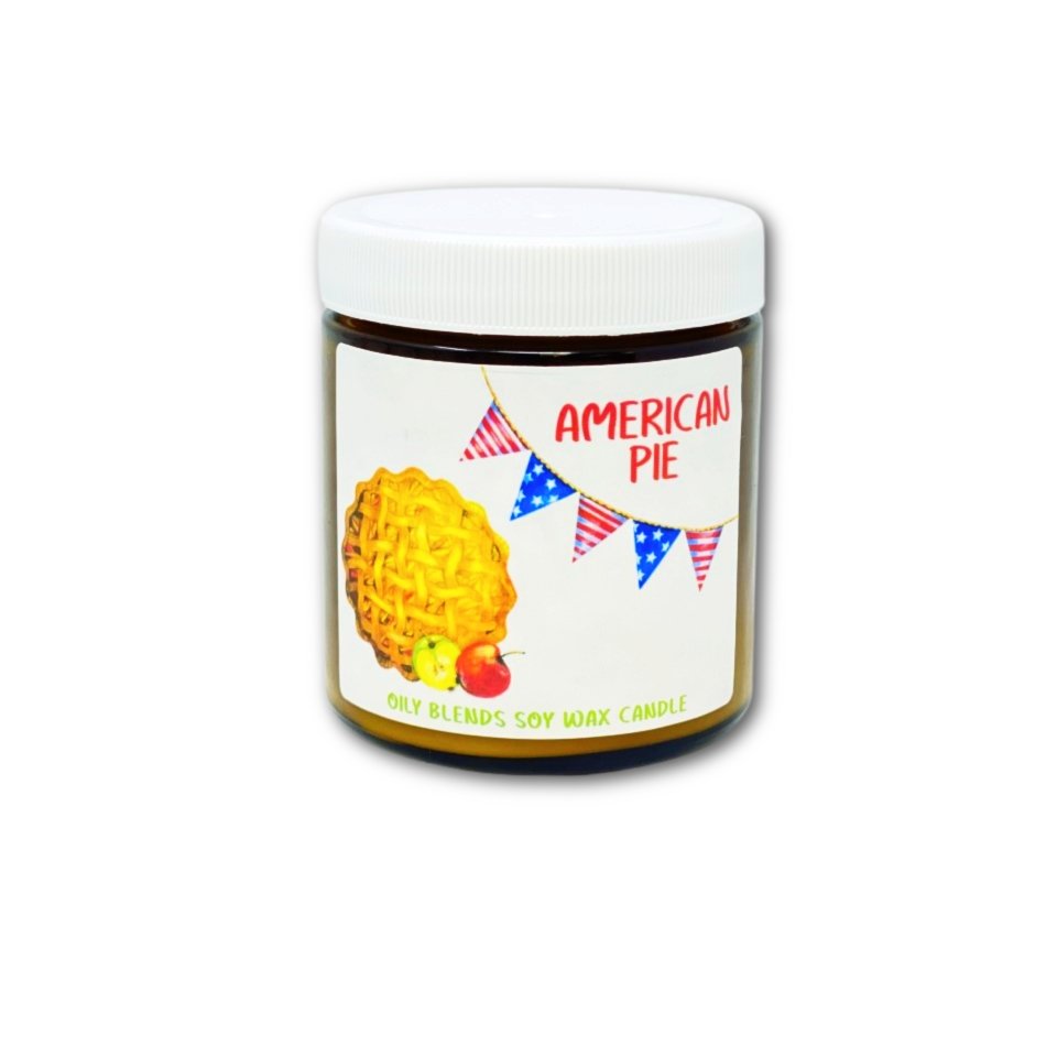 Patriotic Candles 25 Hour Burn Soy Wax Made in USA - Oily BlendsPatriotic Candles 25 Hour Burn Soy Wax Made in USA