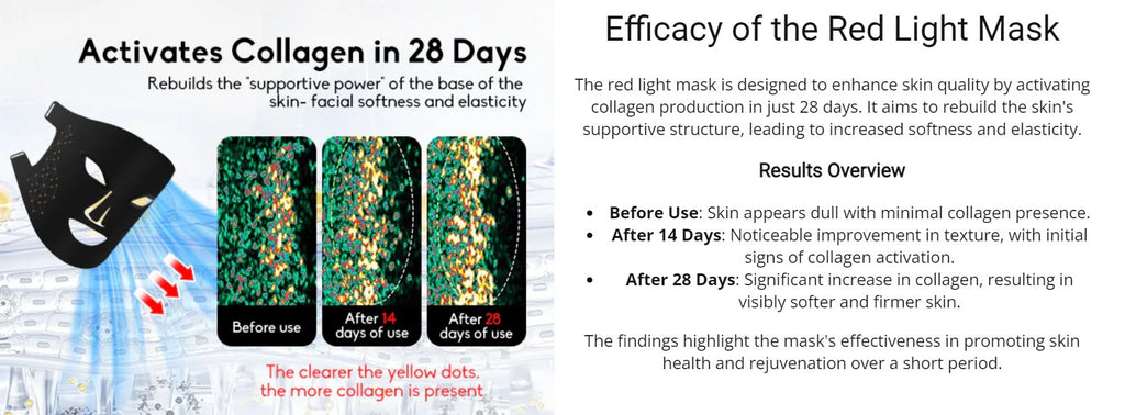 Luxe Professional Skin Care Rejuvenating LED Face Mask