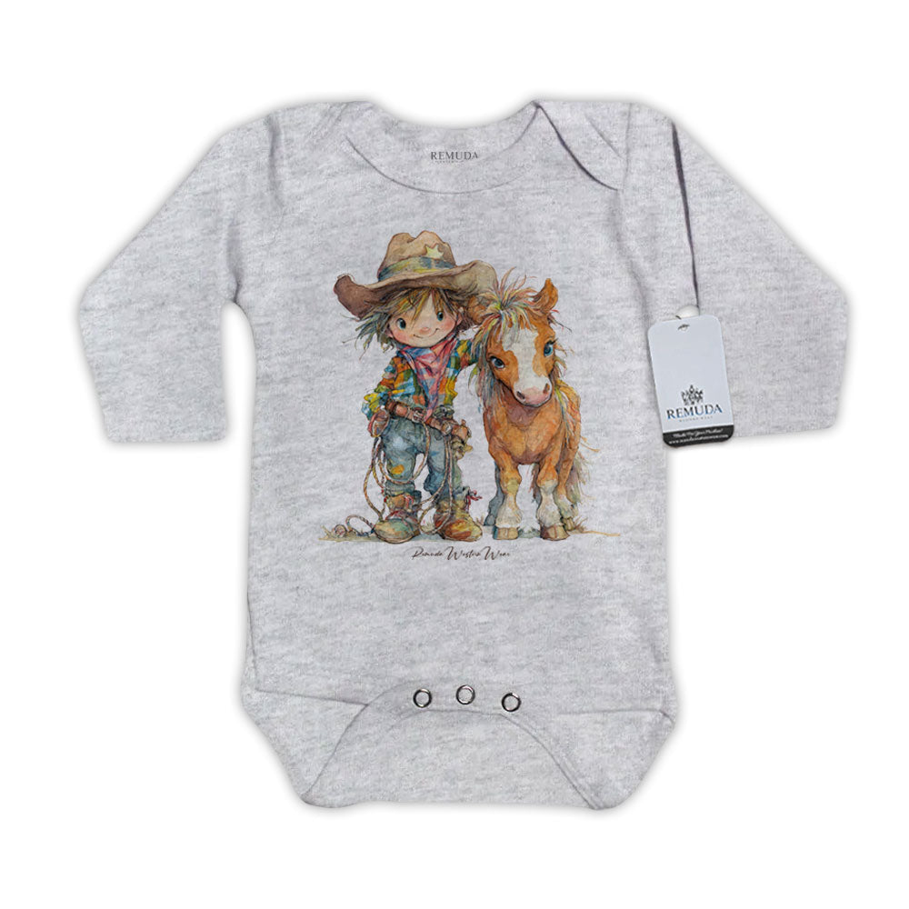 Pony Pals Cowboy - Infant One Piece Western Romper