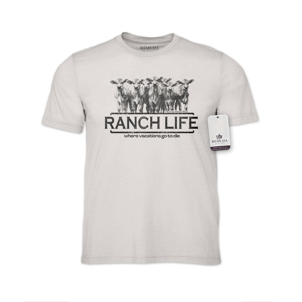 Ranch Life: Where Vacations Go To Die - Adult Unisex Western Tee T-Shirt