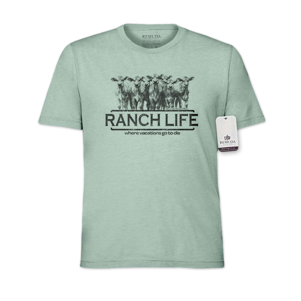 Ranch Life: Where Vacations Go To Die - Adult Unisex Western Tee T-Shirt