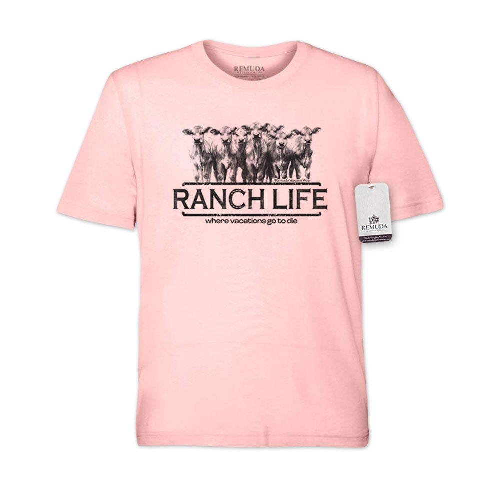 Ranch Life: Where Vacations Go To Die - Adult Unisex Western Tee T-Shirt
