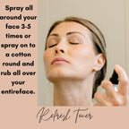Refresh Clarifying Complexion Mist Toner Natural Skin Care