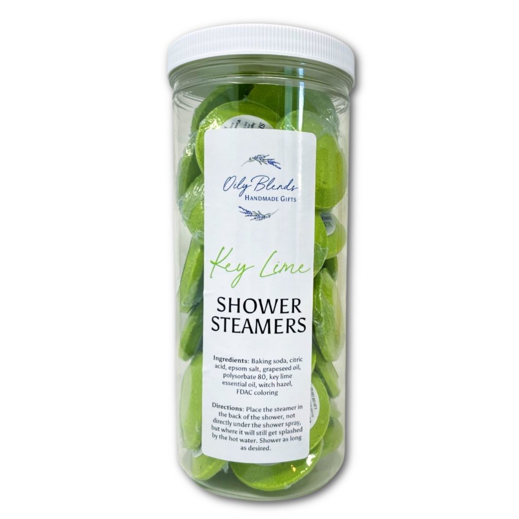 Set of 36 Essential Oil Shower Steamers with Display Jar - Oily BlendsSet of 36 Essential Oil Shower Steamers with Display Jar