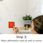 Shower Affirmation Waterproof Cards