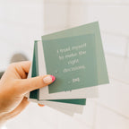 Shower Affirmation Waterproof Cards