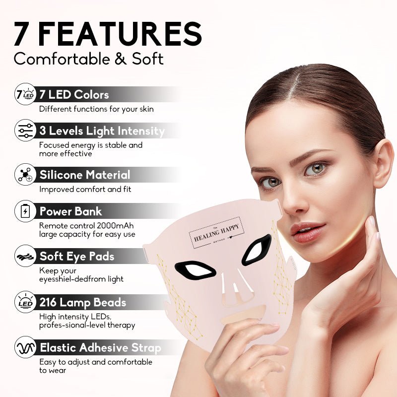 Luxe Professional Skin Care Rejuvenating LED Face Mask