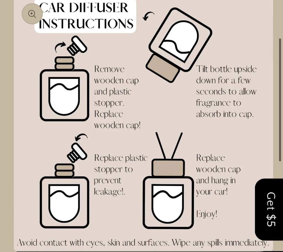 Western Car Diffuser — Handmade, 4.8ml