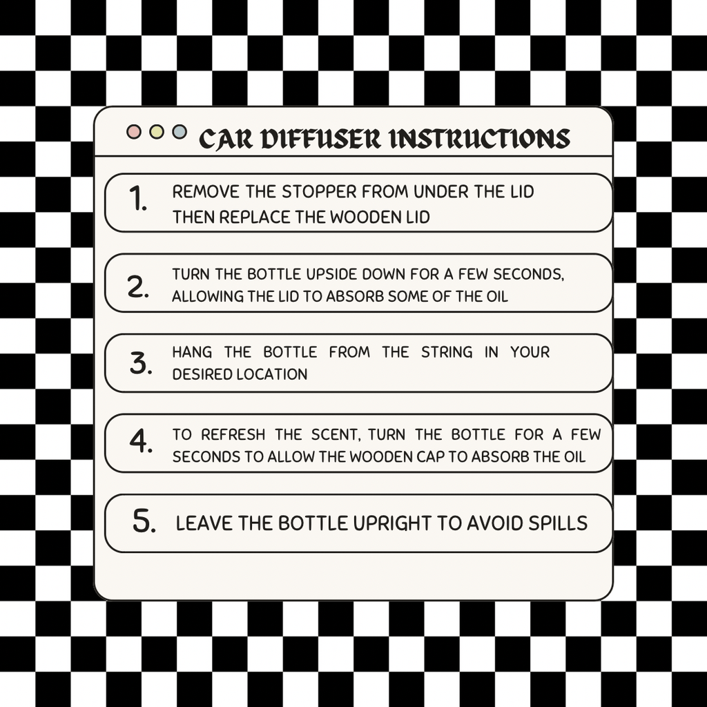 Western Car Diffuser — Handmade, 4.8ml