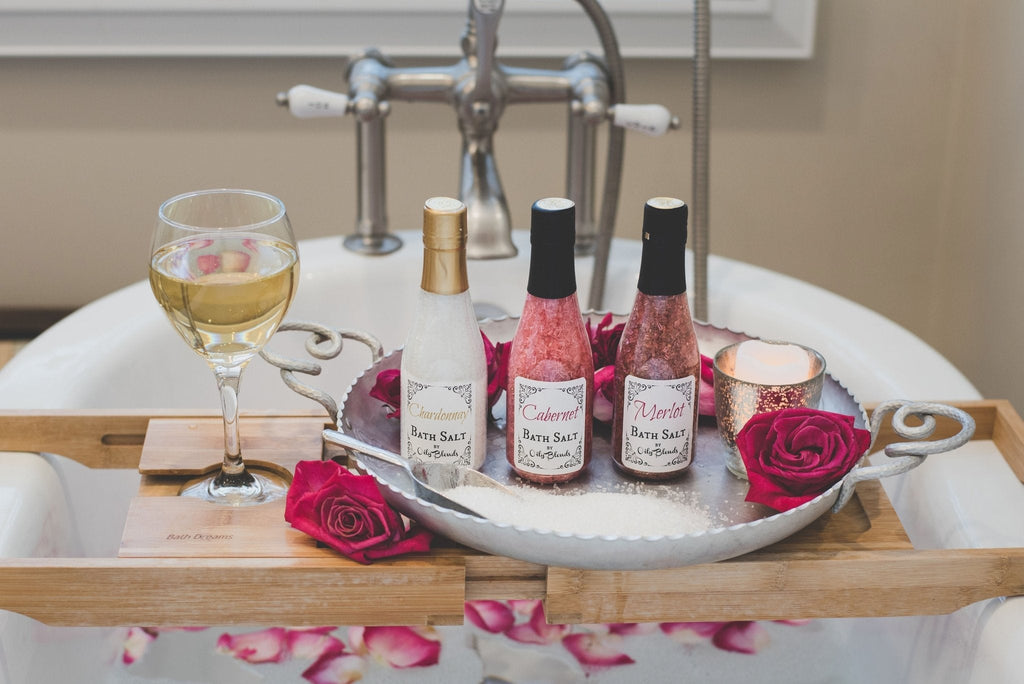 Wine Scented Bath Salts - Oily BlendsWine Scented Bath Salts