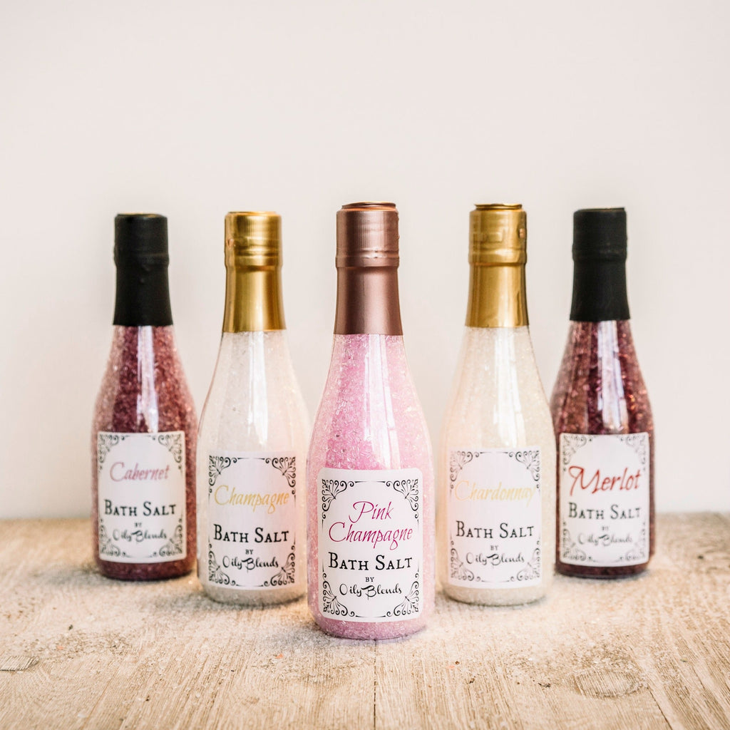 Wine Scented Bath Salts - Oily BlendsWine Scented Bath Salts